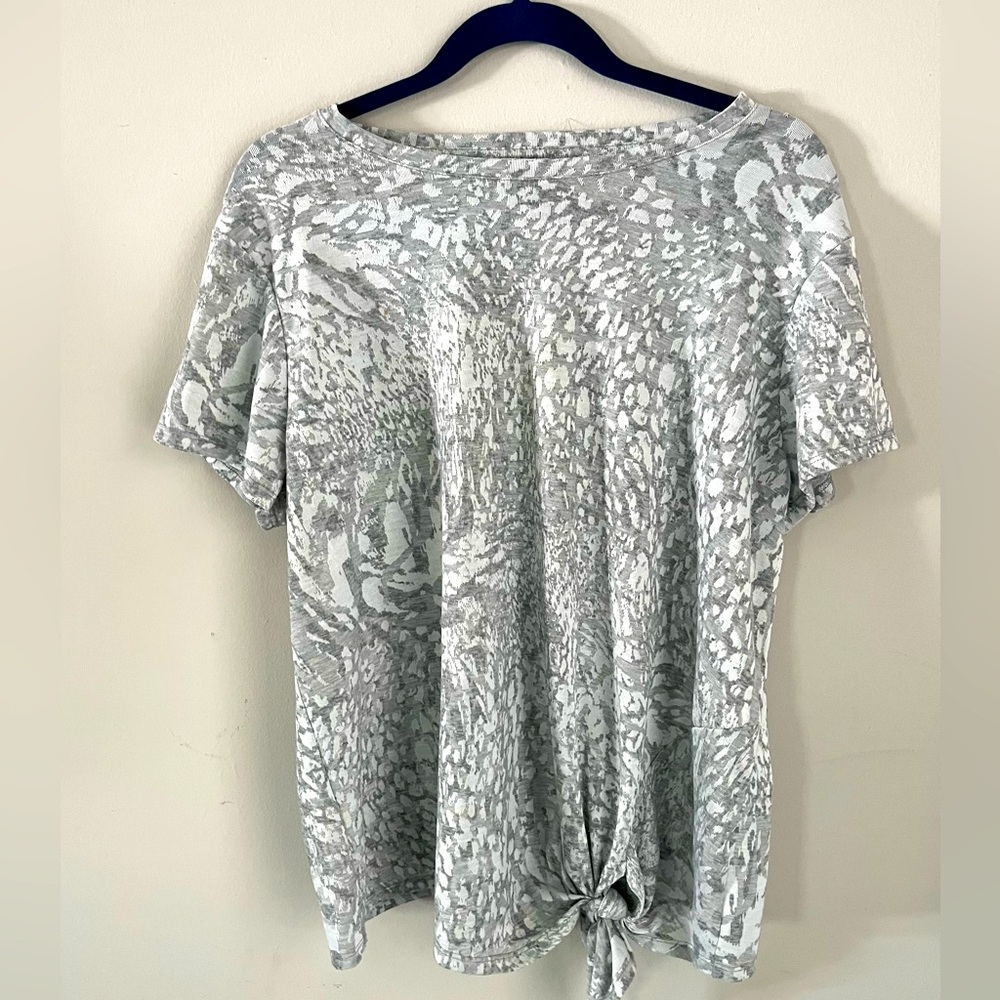 Simply Vera Top-XXL Gray Print